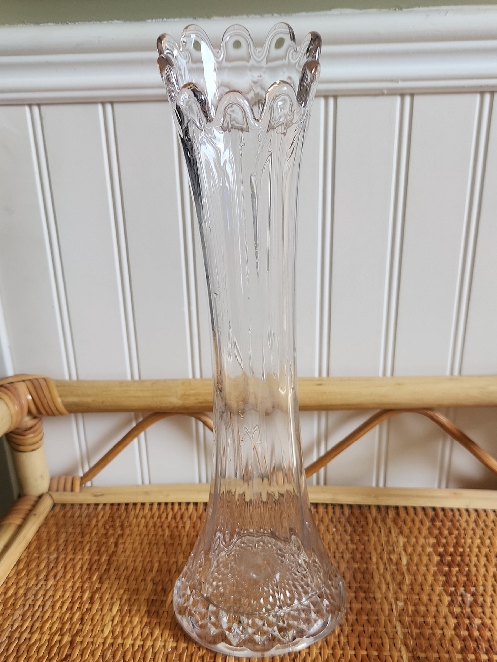 Vintage MCM 10 Finger Swung Vase